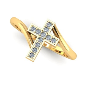 18K Gold Plated <b>Sterling</b> <b>Silver</b> Prong <b>Set</b> Dainty Stackable <b>Ring</b> <b>Set</b> Women Moissanite Cross Thin Luxury Certified <b>Rings</b> Trendy - Product Image 1