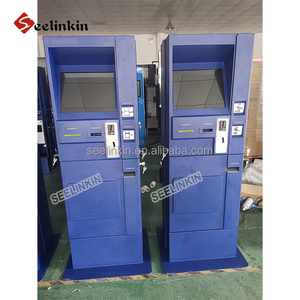 Terminal de autoservicio interactivo para pago de facturas con tarjeta prepaga y cobro de tarifas de estacionamiento con aceptador de facturas - Product Image 3