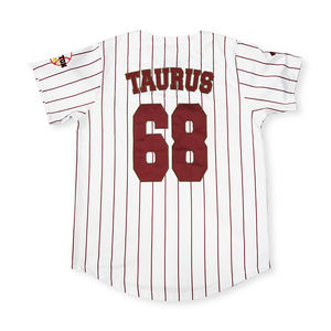 Venta al por mayor clásico rayas Softball uniforme personalizado digital impreso retro béisbol desgaste número hombres béisbol Jersey - Product Image 2