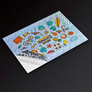 Factory Inkjet Sticker Slti Roll Waterproof Printable Holographic Vinyl Sticker <b>Paper</b> for Inkjet <b>Printer</b> - Product Image 5