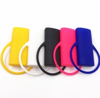 Étui pour briquet à fumer en silicone avec logo imprimé personnalisé antidérapant et durable pour la couverture de l'allume-cigare