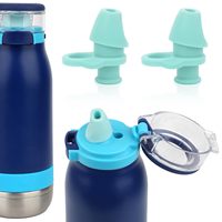 YDS Bite Valve Remplacement Bouteille D'eau Embouchure Bec En Silicone Compatible avec Ello Cooper 18/22/32/40oz Bouteille D'eau