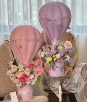 JOYWOOD ember penataan bunga balon udara panas hadiah Festival untuk Hari Valentine romantis pemegang busa dekorasi bunga DIY