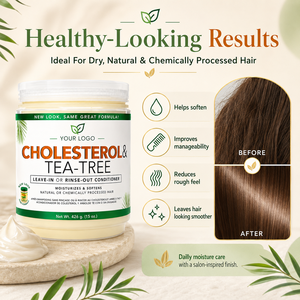 Masque capillaire adoucissant et revitalisant en profondeur à l'huile d'arbre à thé pour cheveux naturels – Approvisionnement en gros - Product Image 5