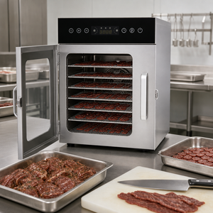 Déshydrateur Commercial <span class=keywords><strong>de</strong></span> Viande et Fruits, Séchoir Alimentaire pour Viande Séchée et Saucisses, Usage Industriel - Product Image 3