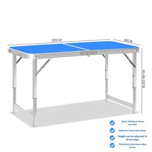 Có thể điều chỉnh di động cắm trại dã ngoại bàn ghế đơn giản xây dựng trang web trong nhà ngoài trời đêm thị trường gian hàng có thể gập lại cho ban công - Product Image 6