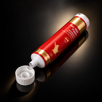 Tube de complément alimentaire pour animaux de compagnie en aluminium-plastique, conteneur de dosage précis avec bouchon à vis pour les soins des animaux