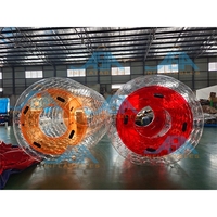 Billes à roulettes gonflables flottantes TPU / PVC pour hamster humain Zorb Roller Ball pour enfants et adultes