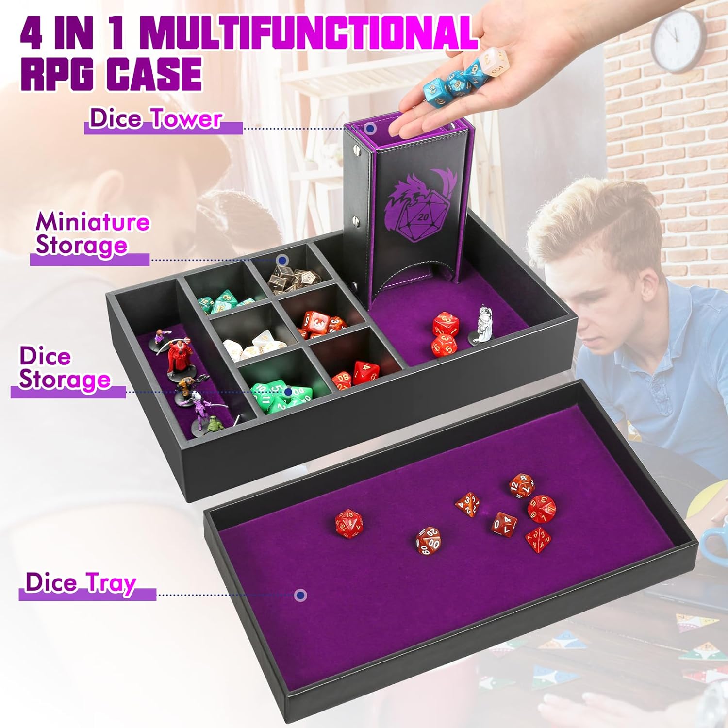 Scatola per dadi zombie Dnd – Dice and Game