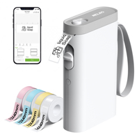 Imprimante d'étiquettes sans fil mini Nelko P21, batterie 1200 mAh, garantie 1 an, multiples modèles pour l'école/le bureau/la maison, en stock