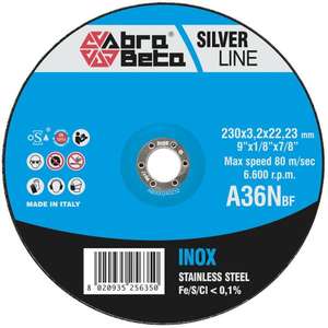 เบต้า AB000240232 A36N INOX-กดศูนย์ตัดแผ่น (หลายแพ็ค)-EAN 8020935256350ขัดตัดแผ่น - Product Image 1