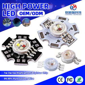 <span class=keywords><strong>LED</strong></span> ad Alta Potenza con Chip Epistar RGB, 1W 3W 5W, Diodo <span class=keywords><strong>LED</strong></span> da 3 Watt - Product Image 1