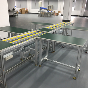 Dây Chuyền Sản Xuất Lắp Ráp ESD Giá Tốt Nhất Bàn Làm Việc Với Đèn Led Chiếu Sáng - Product Image 1