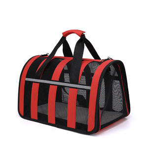 Customized Four Sides PC Mesh Window with Side Pocket for Pad Breathable Portable <b>Pet</b> <b>Carrier</b> <b>Pet</b> Travel <b>Carrier</b> Bag - Product Image 6