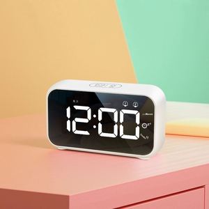 นาฬิกาปลุกดิจิตอล LED น่ารัก พร้อมฟังก์ชั่นสัมผัส ตั้งเวลาเลื่อนปลุก นับถอยหลัง วัสดุ ABS ใช้พลังงานจากแบตเตอรี่ เหมาะสำหรับห้องนอน ห้องนั่งเล่น สำนักงาน ห้องครัว - Product Image 6