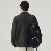 Sweat-shirt Homme Personnalisé à Col Montant et Demi-Zip, Manches Longues Raglan avec Coutures Contrastantes – Vente en Gros Usine
