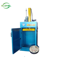 Presses à balles automatiques verticales hydrauliques pour tambour de peinture Compresseur en alliage d'acier inoxydable et d'aluminium avec moteur à vendre