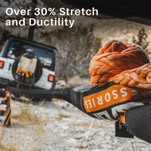 Haute Qualité <span class=keywords><strong>4x4</strong></span> Offroad 48000 Lbs Longueur 6M Véhicule <span class=keywords><strong>Corde</strong></span> Cinétique <span class=keywords><strong>4x4</strong></span> Récupération - Product Image 5