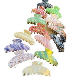 Beizhu New Emijay Style Hair Clip Simple High-End Acetic Acid Gripper Sweet Cool Hot Girl Accesorios para el cabello - Product Image 1