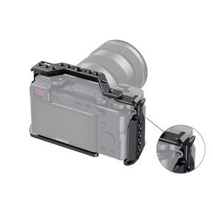 Para <span class=keywords><strong>SmallRig</strong></span> A6600 para Sony DSLR Cage Accesorio para sesiones de estudio fotográfico Zapata fría y Arri Localización Agujeros Trípode Compatible 2493 - Product Image 1