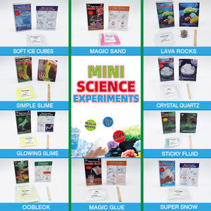 Pocket <span class=keywords><strong>Science</strong></span> 10 pièces Kits expérimentaux Kits scientifiques pour enfants Jouets scientifiques éducatifs Cadeaux - Product Image 2