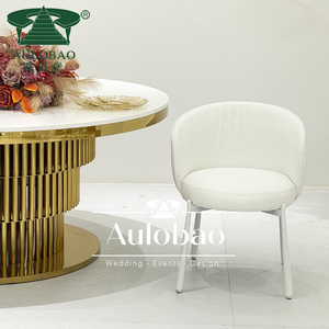 Comedor Restaurante Blanco Hierro Metal Boda Sillas usadas para banquetes a la venta - Product Image 2