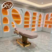 Table de Soin Électrique Moderne et Luxueuse à 3/4 Moteurs pour Salon, Spa, Soins du Visage, Esthétique, Massage et Gym