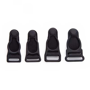Promotion : Accessoires vestimentaires – Clip de jarretière en métal recouvert de nylon noir 10 mm – Clip de ceinture de jarretière populaire - Product Image 5