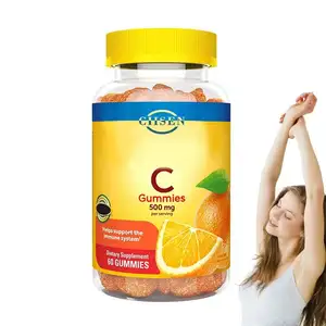 2023 Vitamina C Softgel Cápsulas Essence Suplemento dietético para soporte inmunológico Vitamina C Gummy