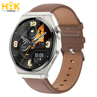 Montre connectée HK5 avec écran AMOLED de 1,75 pouces, suivi du sommeil, bracelet en gel de silice, étanche IP68, suivi de la forme physique, rappel d'appel pour hommes/femmes, Android