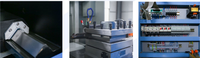 Tour CNC multifonctionnel horizontal QK1316A pour filetage de tuyaux, haute précision, robuste, conception à banc plat unique, grande capacité
