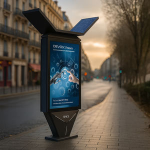 Caja de luz solar de publicidad al aire libre con pantalla de doble cara para promoción de Ciudad inteligente - Product Image 6