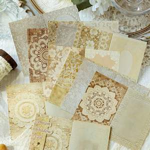 20 libri in materiale pz/pacco serie museo in pizzo Vintage pizzo manuale materiale fatto da te sottolineatura decorativa - Product Image 3