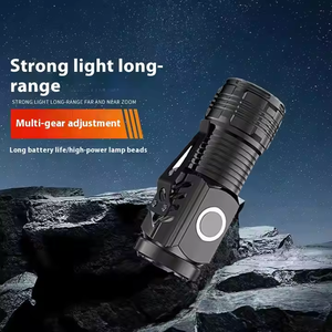 Linterna LED Táctica Recargable Tipo-C, Portátil, Pequeña, Multifuncional, de Plástico, para Exteriores y Camping - Product Image 6