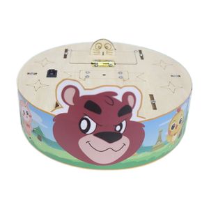 Kit de modèle de aspirateur en bois DIY OKYN-G5429, projet scientifique éducatif STEM pour enfants, jouet d'apprentissage de la physique - Product Image 1