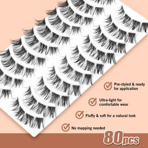 Cils individuels en grappes pré-coupés, pré-mappés, ultra doux et moelleux, prêts à être expédiés depuis les États-Unis, 10 <span class=keywords><strong>Paris</strong></span> FH15 - Product Image 3
