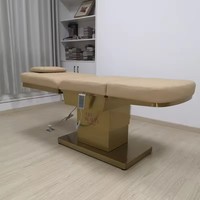 Salon de beauté moderne, lit de spa pour le visage, 3 moteurs, table de massage cosmétique réglable électrique