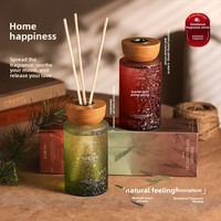 Diffuseur de parfum d'ambiance en rotin pour la maison, sans fumée, aux huiles essentielles d'aromathérapie, pour une ambiance fraîche et subtile, idéal comme cadeau.
