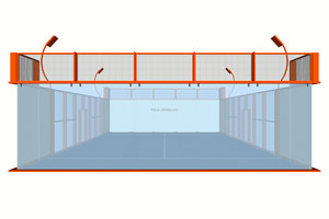 Campo da Padel Panoramico Premium con Vetro Temperato da 12mm, Rete Anti-Infortunio, Standard World Padel Tour - Prezzo Diretto di Fabbrica - Product Image 5