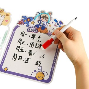 Tableau à dessin effaçable pour enfants, double face, en plastique, jouet éducatif pour enfants de 3 à 6 ans, unisexe - Product Image 5