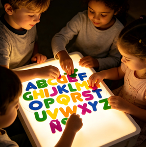 Phthalate Free Rainbow <b>Acrylic</b> Alphabet <b>Letters</b> 2.5-3.0mm Thick DIY Light Table Sensory Play Montessori Educational Decor Kids - Product Image 2