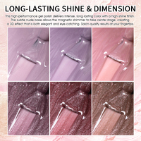 Vernis Gel Effet Œil de Chat BOZLIN Norme UE & USA Sans HEMA TPO TMPTA Couleur Nude Vernis à Ongles Gel Effet Œil de Chat OEM Votre Marque Gel Effet Œil de Chat