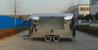 Chariot de restauration BBQ personnalisé, camion de restauration rapide, remorque de concession, camionnette à hot-dogs, camionnette à snacks, frites, en acier inoxydable résistant à la rouille