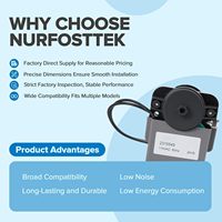 Moteur de ventilateur d'évaporateur de réfrigérateur, minuterie de dégivrage 2315549 115VAC 60Hz pour réfrigérateurs et congélateurs Whirlpool Maytag Kenmore