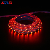 Smart Adressable S Forme Led SMD Bande 3535 Lentille 12V Flexible Zig Zag 60Leds RGBIC SK6812 6mm Découpable Led Bande Lumière Pour Signe