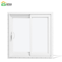 Ventana Corredera de Vinilo para Sala de Estar, Estándar Americano, Panel Certificado de UPVC para Casas