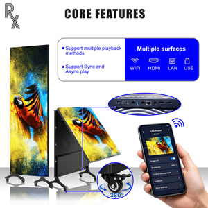 Pantalla LED Plegable Inteligente RX para Interiores, Personalizable, 4K, P1.25, para Ascensores, Aeropuertos, Educación, Publicidad, <span class=keywords><strong>Tiendas</strong></span> Minoristas - Product Image 5