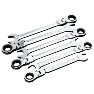 MAXPOWER Bộ Cờ Lê Kết Hợp Ratcheting Đầu Mềm SAE 7 Chiếc Kèm Giá Đựng - Product Image 6