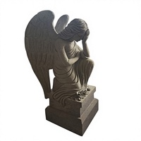Stèles funéraires sculptées et monuments sculptés de style américain traditionnel pour application en milieu cimetier