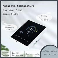 Thermostat intelligent WiFi Tuya pour chauffage au sol, écran tactile couleur LCD, commande à distance par application, 3A/16A/25A, RoHS CE, domotique